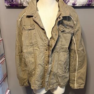 Men's BKE Tan Jacket Full Zip Size XL